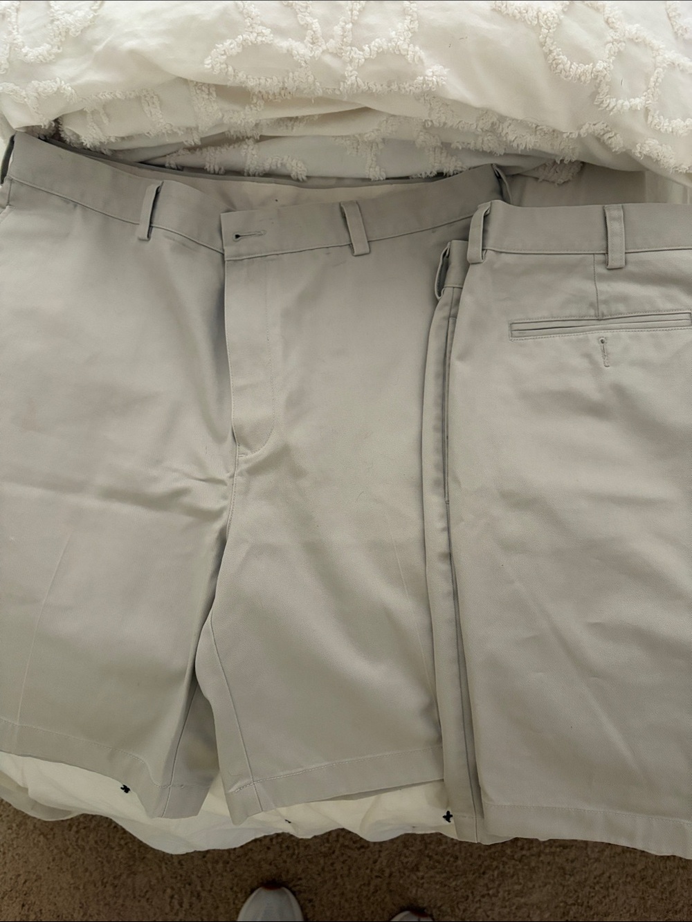 Classic Men's Light Tan Dress Shorts